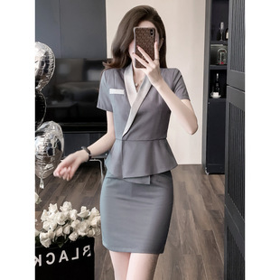 Workwear Women's Professional Temperament Dress Suit Women's 2024 New Temperament Goddess Fan High-end Light Mature Work Clothes