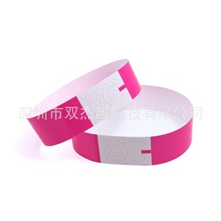Spot Disposable Bracelet Vip Cross-Border Supply Amusement Park Concert Ticket Synthetic Paper Disposable Wristband