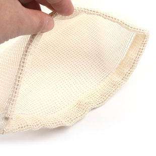 Натуральный Цвет Хлопковая Сетка Сумка Портативная Ячеистая Сеть Drawstring Маленькая Клетчатая Хлопковая Сетка Сумка для Фруктов с В наличии Европейская Пачка Фруктов и Овощей Сумка