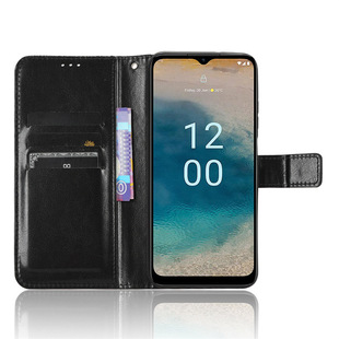 Для Nokia G22 чехол для телефона Nokia G22 4G кожаный чехол для телефона флип Crazy Horse узор карточный ремешок чехол