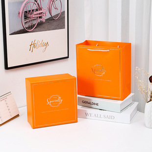 Spot Marble Pattern Gift Box Graduation Gift Packaging Box Birthday Gift Summer Cup Fan Packaging Box