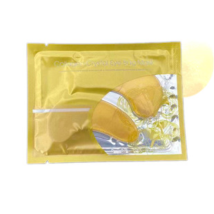 Cross-border foreign trade full English gold eye mask eye patch moisturizing eye crystal eye mask patch wholesale eyemask