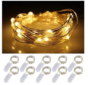 Copper wire light bouquet cake flower gift box decoration 2032 button battery string light string small light gift small light