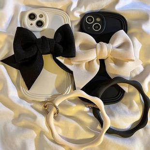 Soft liquid silicone bracelet wave ring drop-resistant wrist strap portable hand carrying drop-resistant ring lanyard accessories ornaments