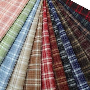 Tr Woven Jacquard Spring and Summer New Style Fresh Dopamine Colorful Candy Color Plaid Casual Wide-Leg Pants Fashion Fabric