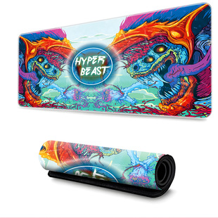 Large CSGO furious beast fps e-sports super thick lock edge competition game Mouse Pad notebook table pad