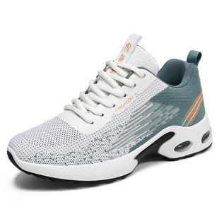 Men's shoes autumn 2024 factory direct air cushion soft bottom sports shoes wholesale cross-border generation fly woven shoes men