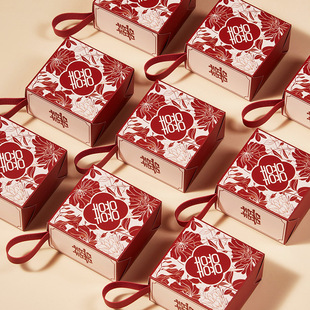 Wedding Candy Box Finished Sugar Wedding Return Gift Box Wedding Banquet Table Candy Candy Box Chinese High-end Feeling Accompanying Gift