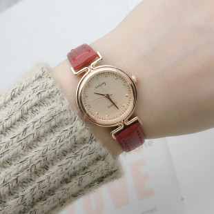 Small plate thin strap simple literal girl watch student fashion trendy belt Women's Watch quartz watch female 228