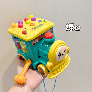 Baby Hamster Toy Puzzle Early Education Baby Music Clap 1 Year Old Children Hexahedron Clap Drum Boys and Girls 2