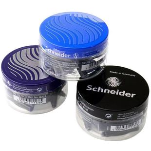 Немецкая ручка SCNHEIDER Schneider чернильная желчь, европейский стандарт универсальный (30 шт/бутылка) чернильный мешок можно стереть