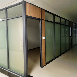 Office glass partition wall aluminum alloy frosted glass partition office indoor partition factory direct sales