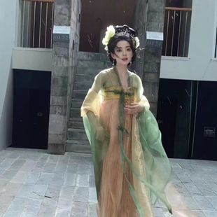 Новый оригинальный улучшенный Hanfu женские южные и северные династии
