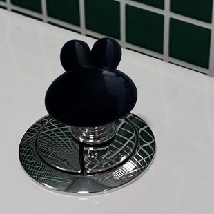 Cute rabbit vintage toilet press artifact simple furniture hardware handle wardrobe drawer cabinet handle