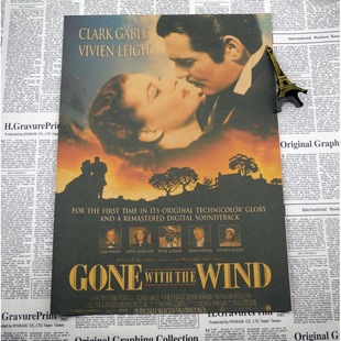 Classic movie poster retro Kraft paper decorative painting European and American decorative painting room dormitory wall stickers