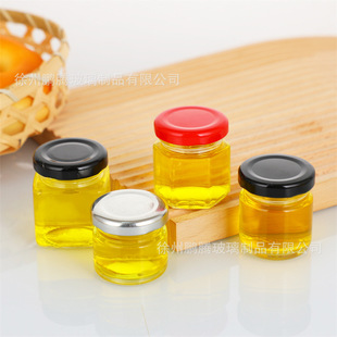 25ml прозрачная стеклянная бутылка для меда маленькая бутылка для меда