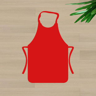 Disposable Apron Wholesale Custom LOGO Hot Pot Barbecue Crayfish Shop Non-woven Fabric Bib Cover for Adults and Kidsren