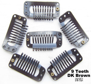 10 Tooth Wig Clip Hair Clip Stainless Steel BB Clip Small Clip Invisible Durable Elastic Hair Extension Clip