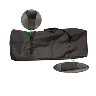 Outdoor Tent Sports Product Storage Bag Luggage Bag with Upgraded Zipper, Durable Waterproof, Black