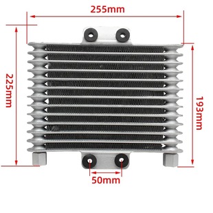 125CC-250CC motorcycle oil cooler radiator aluminum universal 125 ml cooling radiator