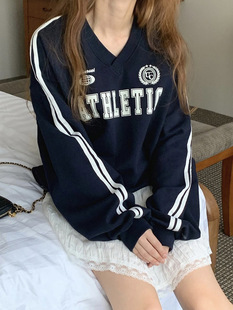 In stock early autumn long ball sweater South Korea Dongdaemun autumn top loose clothes casual coat