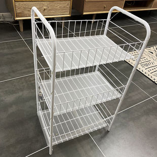 Under-Desk Storage Rack Organize Artifact Removable Bookshelf Floor Office File Trolley Snack Storage Rack