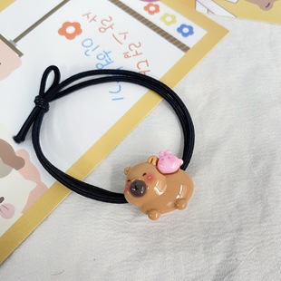 Kappi Bala Hair Rope Cute Cartoon Girl Heart Pony Tail Rope Student Hair Couple Sweet Headwear Hair Accessories