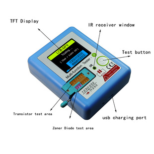 Многофункциональный цветной экран дисплей транзистор тестер LCR-MF9 NPN PNP IGBT тиристорный триод