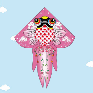 Weifang goldfish kite new large high-end kite popular national fashion koi children's breeze easy flying kite