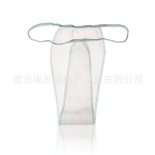 Disposable Non-woven Women's Men's Thongs Hotel Beauty Sauna Sweat SPA Non-woven T-shaped Panties