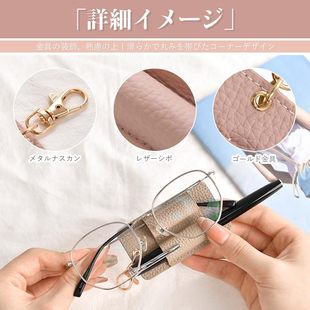 in stock-neck Pen Holder Pencil Case Portable Small Leather Pen Holder with Keychain Daily Office Pen Storage Holder