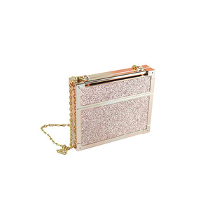 New ins Crossbody Chain Bag Empty Tube 12 Color Eye Shadow Box diy Makeup Bag Material