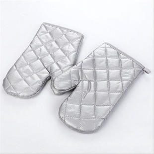 Value-For-Money Thickened Pure Cotton Microwave Oven Gloves, Non-Slip, Anti-Scalding, High Temperature Resistant, Heat-Insulating Gloves, Oven Baking Anti-Scalding Gloves