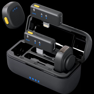 New D07 cross-border wireless magnetic button collar clip microphone radio recording and noise reduction equipment