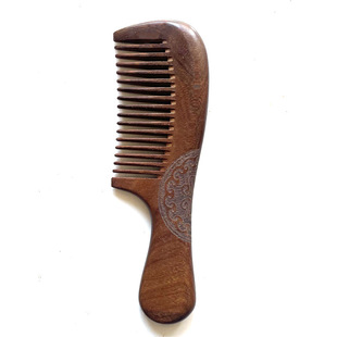 Natural Sandalwood Hair Comb Women's Household Wooden Comb Long Hair Special Wooden Hair Loss Men's Electrostatic Massage Sandalwood