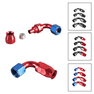 Car Modification Accessories Oil Cooling Joint PTFE Hose Connector AN Teflon Oil Pipe Quick Connector