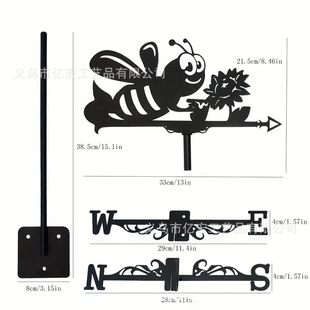 Cross-border Creative Metal Dragon Eagle Wind Vane Crafts Paint Stainless Steel Courtyard Decoration Outdoor Ornaments