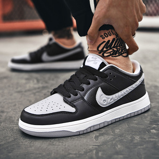 Aj Men's Shoes Dunk Black and White Panda Joint Putian genuine goods sb Board Shoes Green Apple Shoes aj1 Low-top Women's Running Shoes