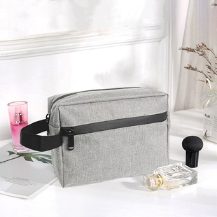 New Portable Toiletry Bag Travel Bag Simple Fashion Cosmetic Bag Waterproof Fabric Large Capacity Storage Bag