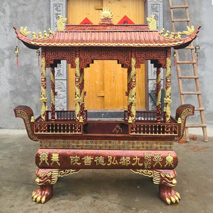 Customized Temple Cast Iron Large Incense Burner Pure Copper Large Incense Burner Buddhist Temple Ancestral Temple Outdoor Convent Temple Courtyard Burning Incense Burner