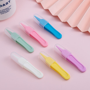 Baby Cleaning Nose Clip Baby Cleaning Care Products with Cover Round Head Design Cleaning Ear Cleaning Clip