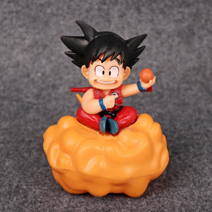 Dragon Ball Anime Hand-made QLZ Somersault Cloud Wukong Turtle School Resonance Sitting Posture Childhood Goku Hand-made Ornaments