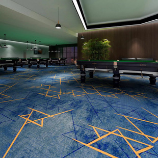 Billiards Hall Carpet Special Nylon Billiards Room Wear-resistant Billiards Room Full of Flame Retardant and Fireproof Commercial Large Area