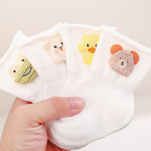 24 baby socks category a baby baby socks loose mouth wide mouth newborn frog cartoon baby cotton socks