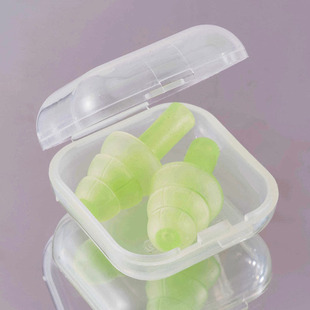 Factory wholesale factory three-layer soundproof earplugs for learning to sleep anti-snoring wholesale noise reduction sleep anti-noise