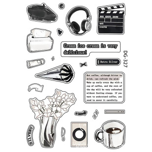 Quick shake live in stock wholesale laptop ipad jelly stickers do not leave glue hand account goo card decoration cute