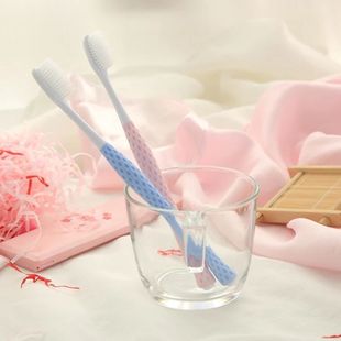 Sanxiao group gelivable/awesome toothbrush G011 adult ultra-fine soft bristle toothbrush 2 PCs couple wholesale