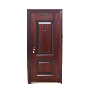 Zhejiang Qiuchuan Household Security Door Steel Engineering Door Rural Villa Large Wooden Door Customized