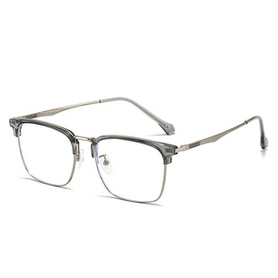 Strict selection of 8060 men's glasses eyebrow frame anti-blue light glasses frame myopia advanced sense factory wholesale metal glasses frame