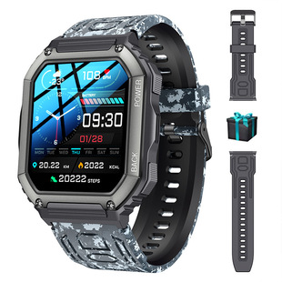 LIGE Cross-Border Специально для мужчин Bluetooth Call Watch Камуфляжный ремешок IP67 Водонепроницаемый шаговый измеритель сердечного ритма Обнаружение здоровья